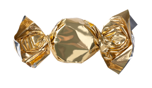 candy wrapper on transparent background. png file