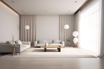 Modern luxury living room | Modern interior living room design | 3d rendering of modern living room with white sofa | Panoramic grey living room | Colourful living room interior ,Generative AI