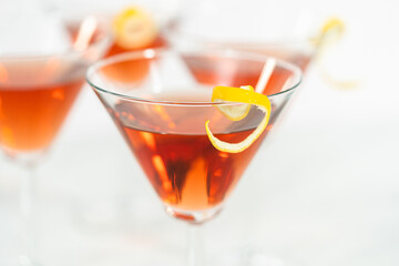 Cosmopolitan cocktail