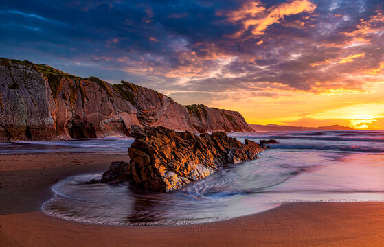 Atardecer en Zumaia