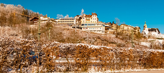 Obraz premium Winter view near Berchtesgaden, Bavaria, Germany