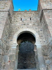 Horseshoe arch portal in Toledo, Spain