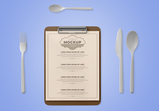 Menu Mockup