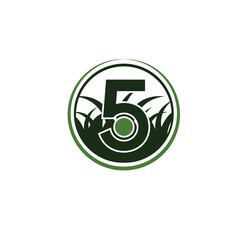 5 LAWN LOGO