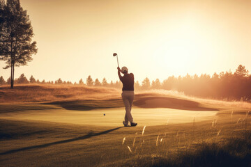 Fototapeta premium Golf. Generative ai.