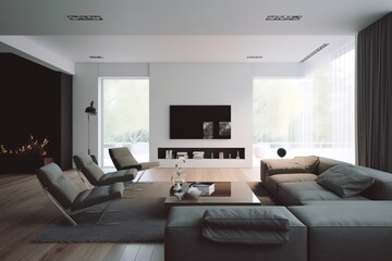 Fototapeta na wymiar Luxurious interior design living room | modern living room | Modern interior living room design | Luxurious interior design living room and in a beautiful house, Generative AI