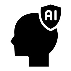 artificial intelligence glyph 