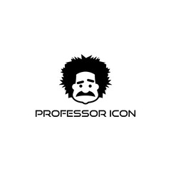 Professor Scientist icon isolated on transparent background