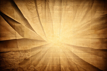 Retro sun burst vintage banner background with copy space. Grunge texture of old paper style