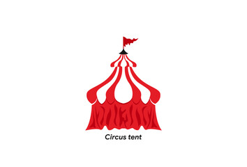 Illustration Vector graphic of Circus tent fit for Party Concept design etc.