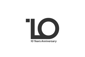 10 Year of Excellence Vector Template Design Illustration	