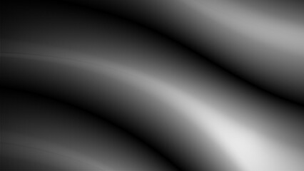 Metallic silver plain black gray background design for posters, banners, presentations, advertisements, and flyers, isolated on black background.