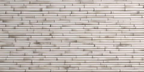 White bamboo fence. Wooden texture. Abstract background. Generative AI