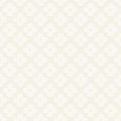 white, cream seamless embossed paper texture or abstract background- vector illustration