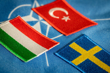 Flags of Turkey and Hungary opposite Sweden, Concept, Opposition to the admission of Sweden to the...