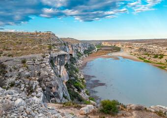 The Pecos River Valley in Texas