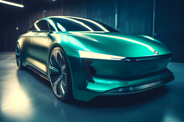 Plakat Futuristic Car Design, made with generative AI