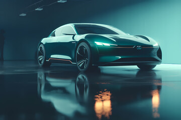 Futuristic Car Design, made with generative AI