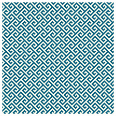 Meander seamless (menderes) is a decorative pattern constructed from a continuous line. The Meandros design in ancient Greek art. Geometric texture vector illustration.