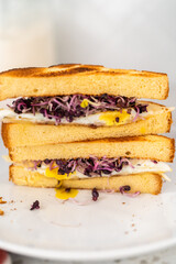 Breakfast Egg and Sprouts Sandwich