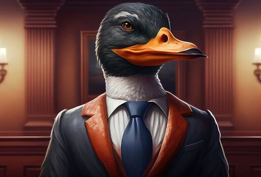 Duck House Representative Running For Office Generative AI