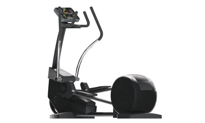 ellipticals machines isolated