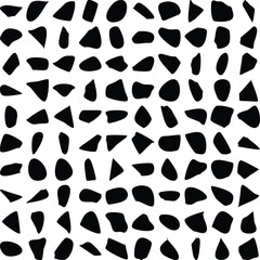 Hand Drawn Organic Shapes Liquid and fluid shape Black symbol Set 100