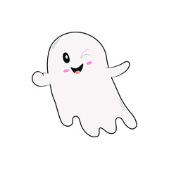 Fototapeta premium Hallowen Cute Ghost