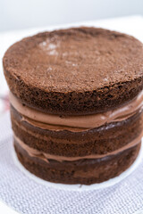 4th of July chocolate cake