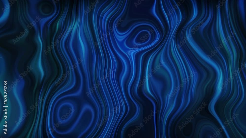 Poster Background of pattern of curved and circular lines on black backdrop. Motion. Beautiful luminous lines, oval patterns in motion.