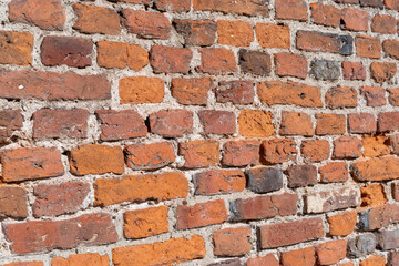 Obraz premium old brick wall in the sun