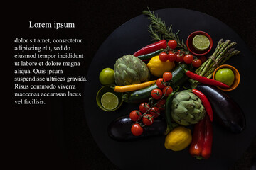 Ecological vegetables - healthy lifestyle