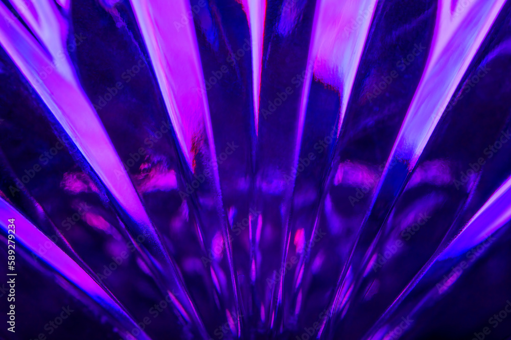 Poster abstract background. a macro shot of an illuminated embossed glass surface.