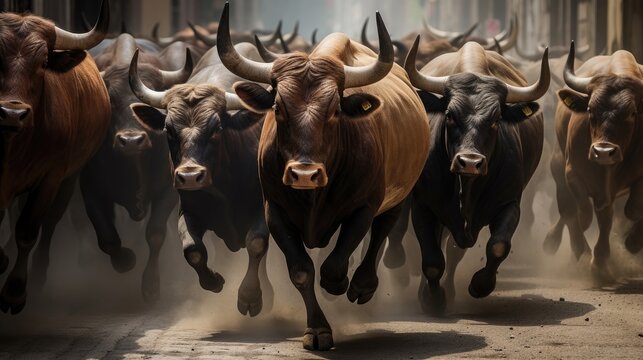 the bulls let the stock market run upwards, generative ai