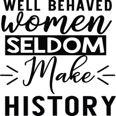 Obraz premium Women's Day Quotes, Happy womens day SVG file, women empowerment quotes t shirt design 