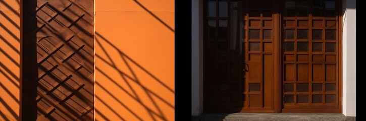 Real estate building background, a beautiful residence illustration by generative ai