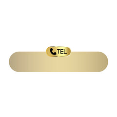 gold banner contact tel and bottom bar