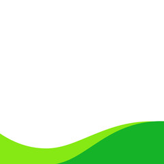 green bottom bar wave