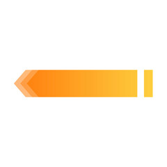 orange banner arrow bar