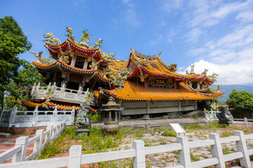 Jiji Wuchang Temple in Nantou of Taiwan