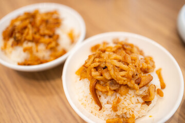 Taiwanese cuisine minced pork rice
