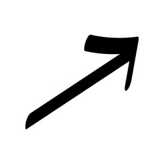 Hand Drawn Arrow Vector Icon image
