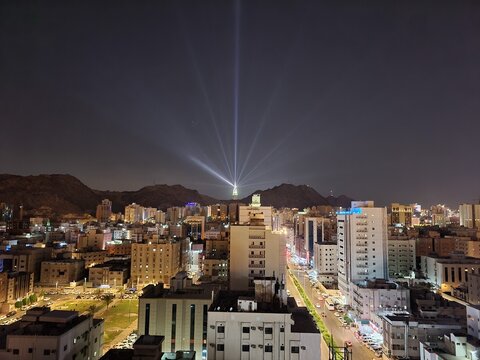View of Makka Clock Tower from afar