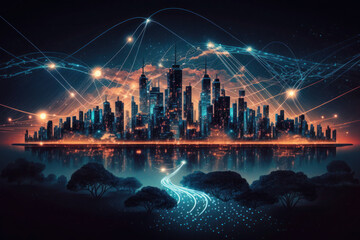 Big data connection technology is instrumental in the digital transformation of Smart Cities, with a special emphasis on the concepts of telecommunication and communication networks