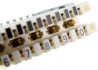 electronic circuit board with chip