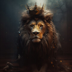 The Crowned King of Lions
