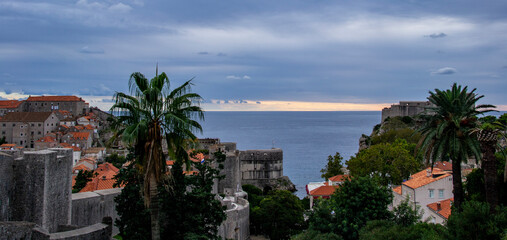 Fototapeta na wymiar Sea ​​view of the city of Dubrovnik