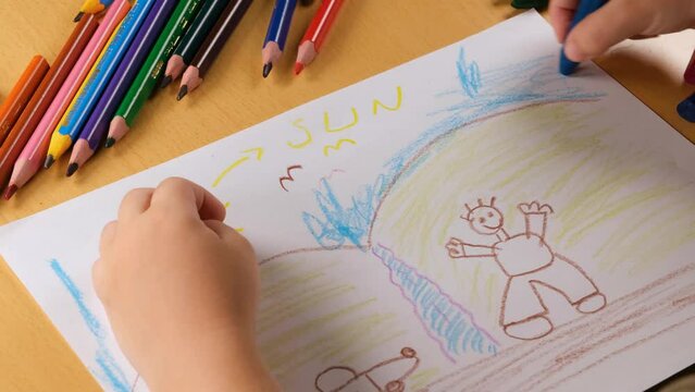  child drawing painting