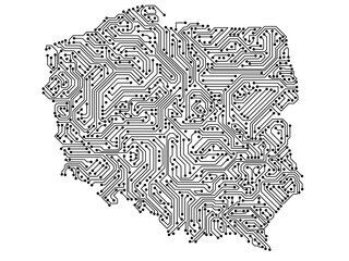 IT-Landkarte von Polen