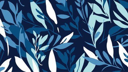 Modern abstract art vector drawing. Matisse like contemporary floral decoration. Retro creative shapes. Organic and minimal leaf print. Hipster  floral graphic elements. Vintage inspired art. Creative